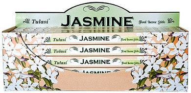 Tulasi Jasmine Incense 8 Stick Packs (25/Box)