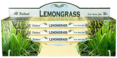 Tulasi Lemongrass Incense 8 Stick Packs (25/Box)