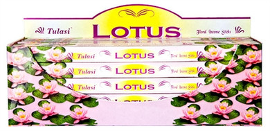 Tulasi Lotus Incense 8 Stick Packs (25/Box)