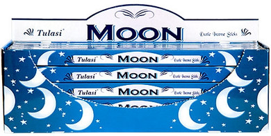 Tulasi Moon Incense 8 Stick Packs (25/Box)