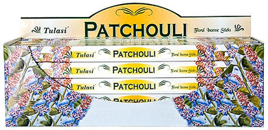 Tulasi Patchouli Incense 8 Stick Packs (25/Box)