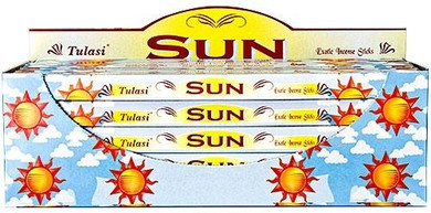 Tulasi Incense Tulasi Sun Incense 8 Stick Packs 25/Box