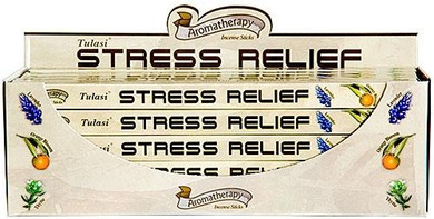 Tulasi Incense Tulasi Stress Relief Incense 8 Stick Packs 25/Box