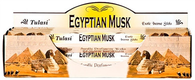 Tulasi Egyptian Musk Incense 20 Stick Packs (6/Box)