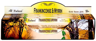 Tulasi Frank & Myrrh Incense 20 Stick Packs (6/Box)