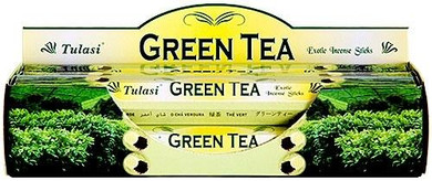 Tulasi Incense Tulasi Green Tea Incense 20 Stick Packs 6/Box