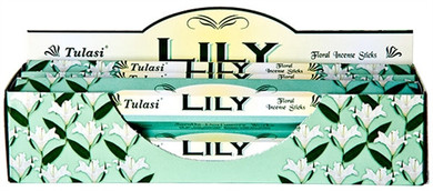 Tulasi Lily Incense 20 Stick Packs (6/Box)