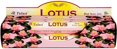 Tulasi Incense Tulasi Lotus Incense 20 Stick Packs 6/Box