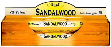 Tulasi Sandalwood Incense 20 Stick Packs (6/Box)