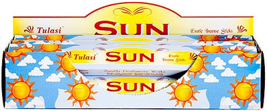 Tulasi Sun Incense 20 Stick Packs (6/Box)