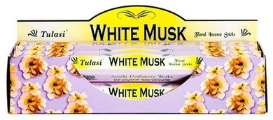 Tulasi Incense Tulasi White Musk Incense 20 Stick Packs 6/Box
