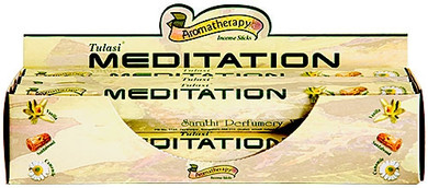 Tulasi Meditation Incense 20 Stick Packs (6/Box)