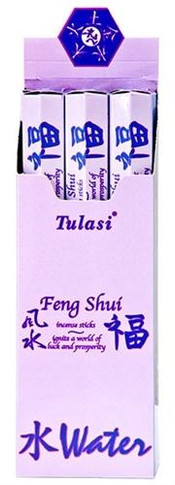 Tulasi Incense Tulasi Feng Shui Water Incense 20 Stick Packs 6/Box