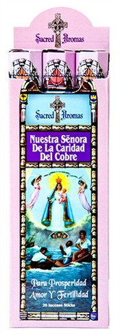 Tulasi Our Lady of The Charity of The Copper Incense 20 Stick Packs (6/Box)