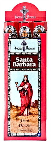 Tulasi Saint Barbara Incense 20 Stick Packs (6/Box)
