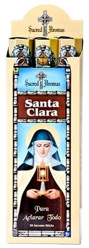 Tulasi Incense Tulasi Saint Clara Incense 20 Stick Packs 6/Box