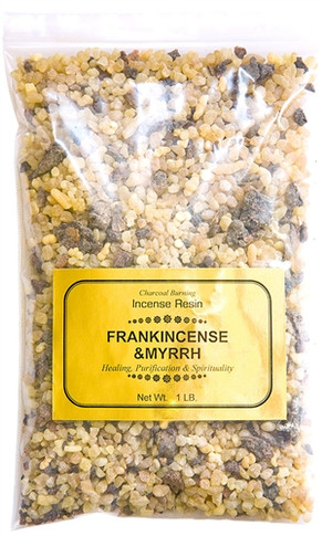 Frankincense & Myrrh Incense Resin - 1 LB.
