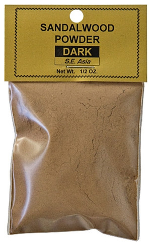 Sandalwood Powder - Dark (S.E. Asia) - 1/2 OZ.