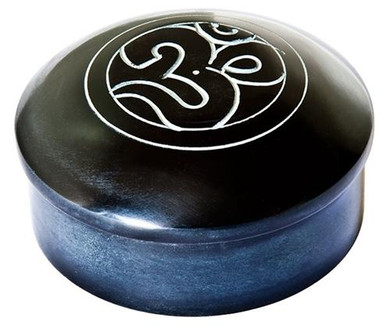 Style elytS Om Black Soapstone Box 4D, 2H