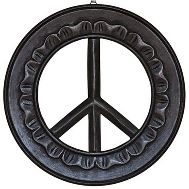 Style elytS Peace Wood Wall Hanging - 12D
