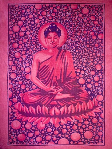 Style elytS Buddha Tapestry 84x 103 Purple