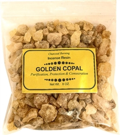 Golden Copal - Incense Resin - 8 OZ.