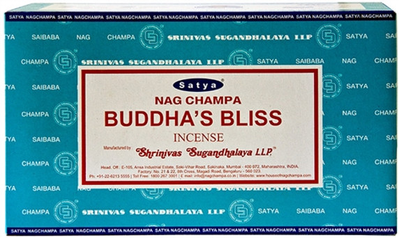 Satya Buddha's Bliss Incense 15 Gram Packs (12/Box)