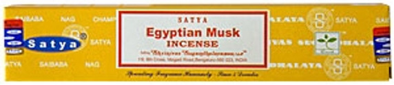 Satya Egyptian Musk Incense 15 Gram Packs (12/Box)