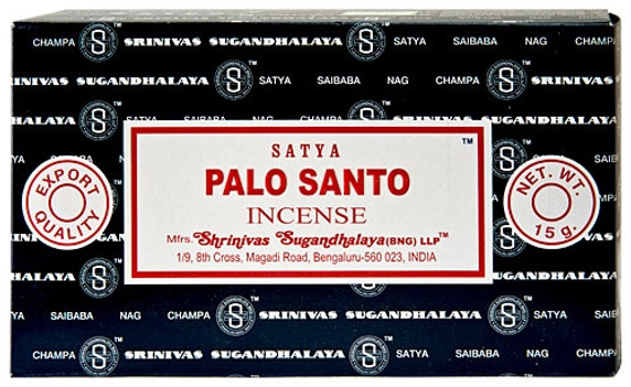 Satya Palo Santo Incense 15 Gram Packs (12/Box)