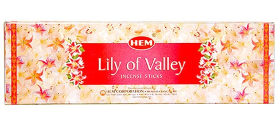 Hem Lily of Valley Incense 8 Stick Packs (25/Box)