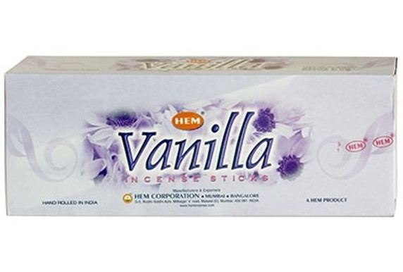 Hem Vanilla Incense 20 Stick Packs (6/Box)