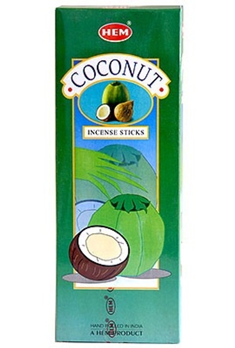 Hem Coconut Incense 20 Stick Packs (6/Box) Hem Coconut Incense 20 Stick Packs (6/Box)