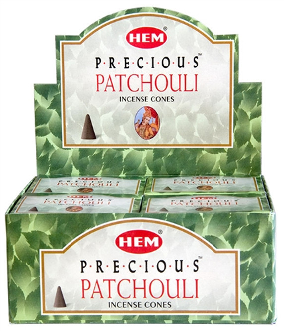 Hem Precious Patchouli Cones 10 Cones Pack (12/Box)