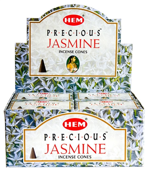 Hem Precious Jasmine Cones 10 Cones Pack (12/Box)