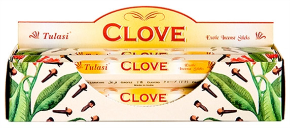 Tulasi Clove Incense 20 Stick Packs (6/Box)