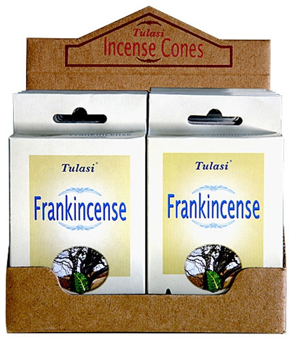 Tulasi Frankincense Cones 15 Cones/Pack (12/Box)