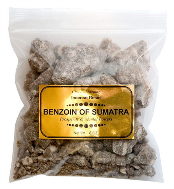 Benzoin of Sumatra Incense Resin - 8 OZ.