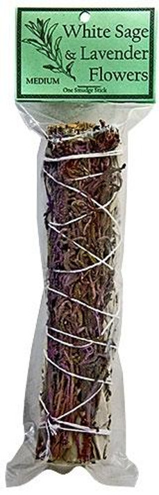 Style elytS White Sage with Lavender Flowers Smudge 7L Medium