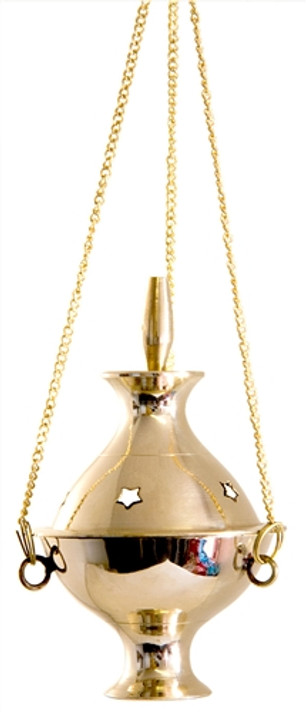 Brass Hanging Censer Burner 4.5"H