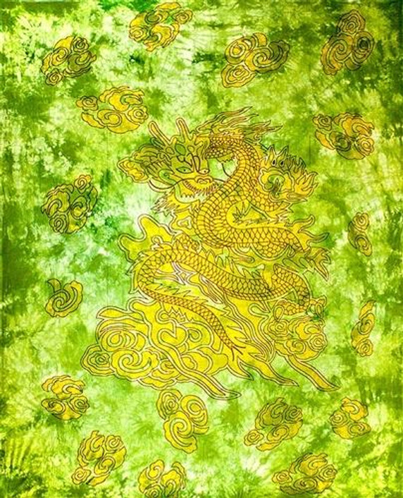 Style elytS Dragon Tapestry 69x108 Green