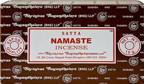 Satya Incense Satya Namaste Incense 15 Gram Packs 12/Box