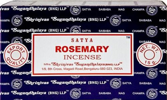 Satya Incense Satya Rosemary Incense 15 Gram Packs 12/Box