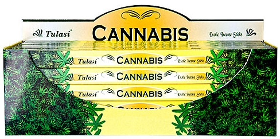 Tulasi Cannabis Incense 8 Stick Packs (25/Box)