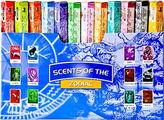 Tulasi Scent of The Zodiac Incense 20 Stick Packs (24/Box)