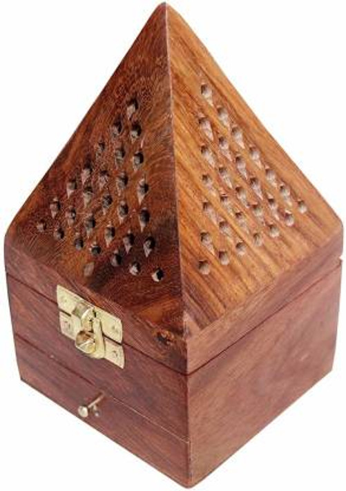 Wooden Cone Burner 3"x3"x4.5"