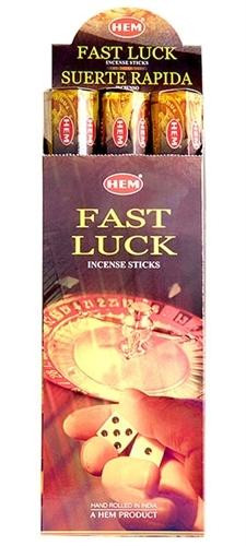 Hem Fast Luck Incense 20 Stick Packs (6/Box) - United Distributions