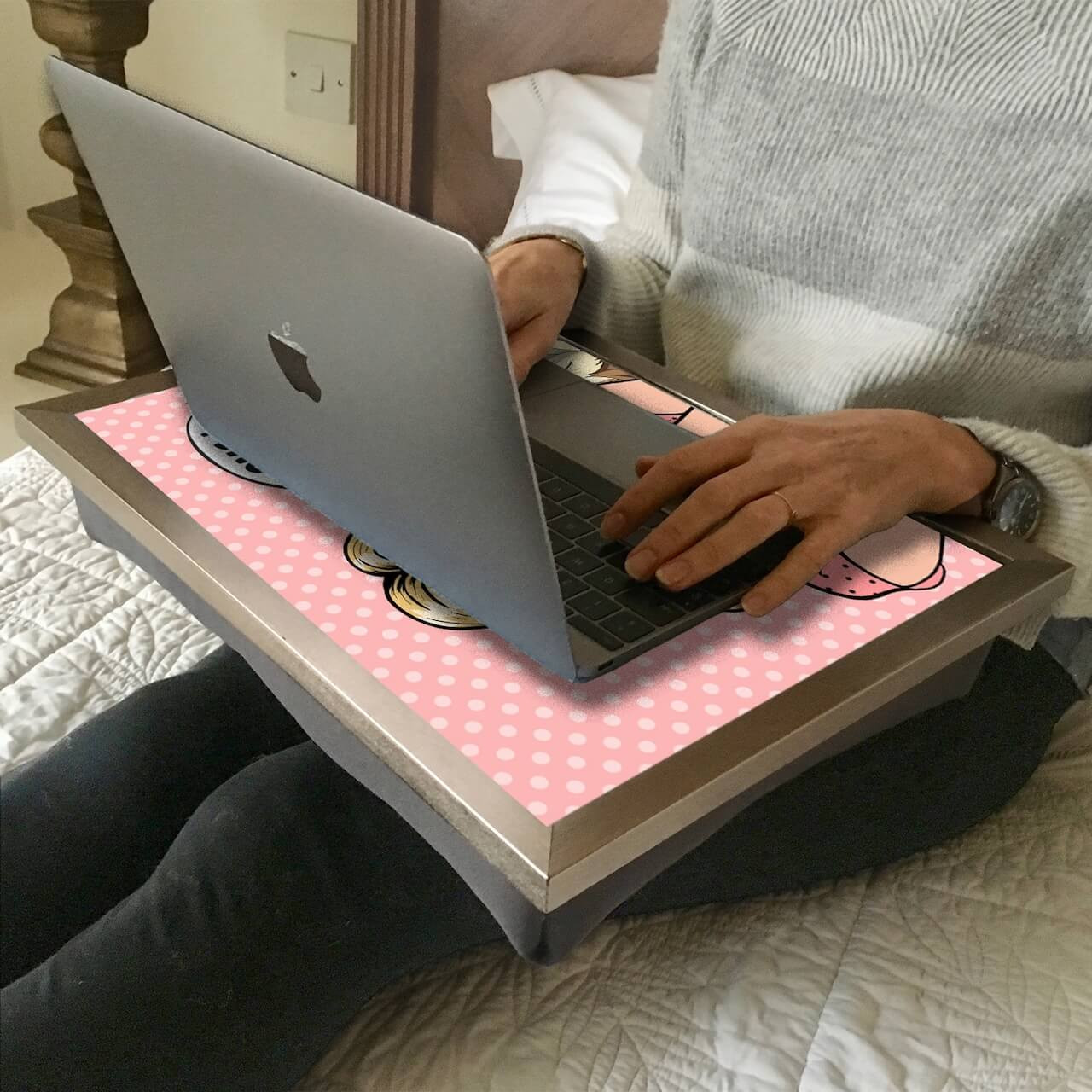 Female Lap Cushions Extra Large Adult Memory Foam Lap Desk Pillow