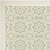 fleur green cushion lap tray with cream frame, close up