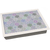 verdant green lap tray with cream frame and grey cushion