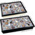 Cats on Mats blue laptop tray size comparison with standard sized lap tray